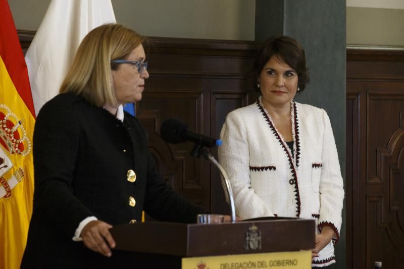 23.04.18 Las Palmas de Gran Canaria. Acto de toma de posesión de la nueva presidenta de la ZEC, Jimena Delgado-Taramona Hernández. Delegación del Gobierno de Canarias.  Foto Quique Curbelo  | 23/04/2018 | Fotógrafo: Quique Curbelo