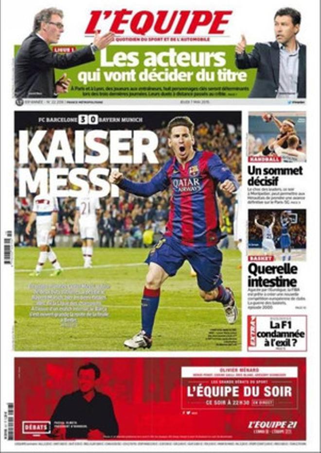 La victoria del FC Barcelona ante el Bayern Múnich, en la prensa internacional