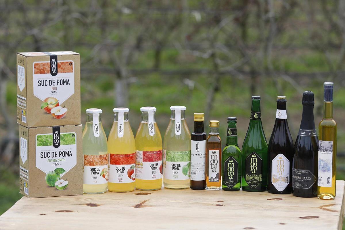 Pau i Guillem Frigola, propietaris de Mooma, i els seus productes