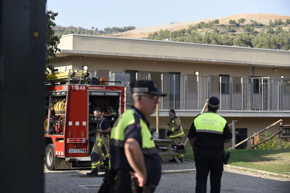 Ensurt a la residència d''Ampans als Comtals per un incendi