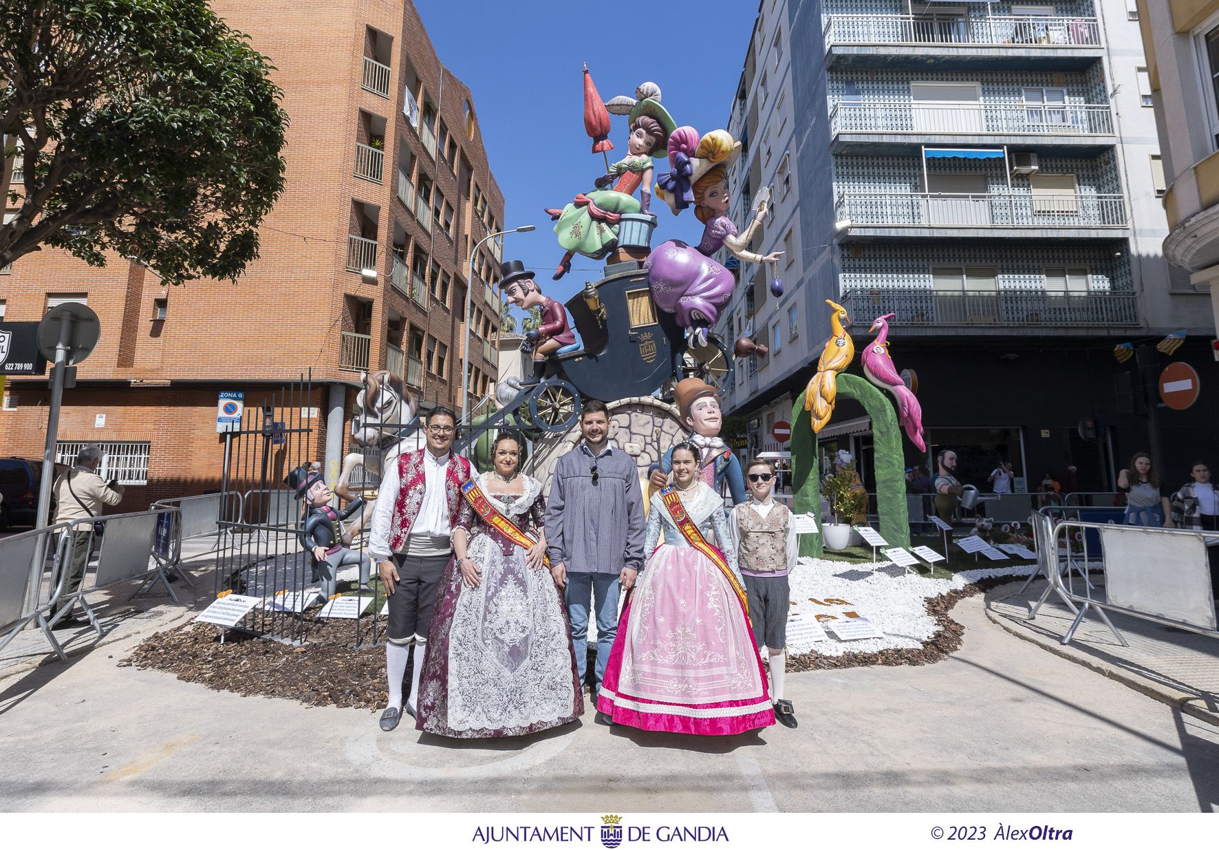 El ambiente de la mañana del jueves en las Fallas de Gandia