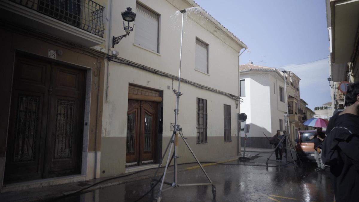 La Casa de Rubert y la calle Ermita de Benifaió se convirtieron en plató cinematográfico durante tres días.