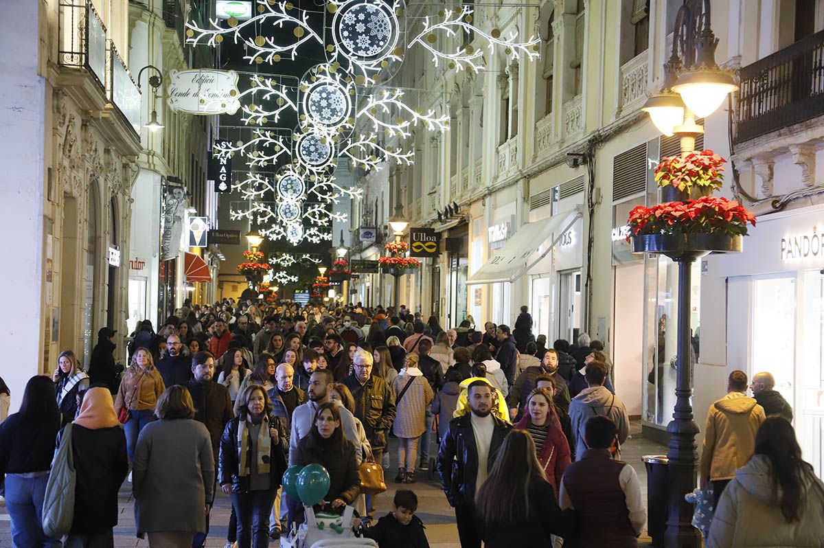 Encendido del alumbrado de Navidad en Córdoba