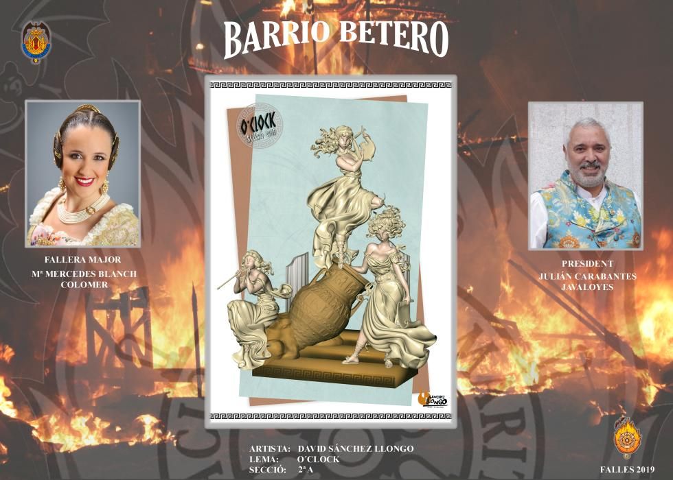 Conoce todos los proyectos de Fallas 2019 en el Marítimo