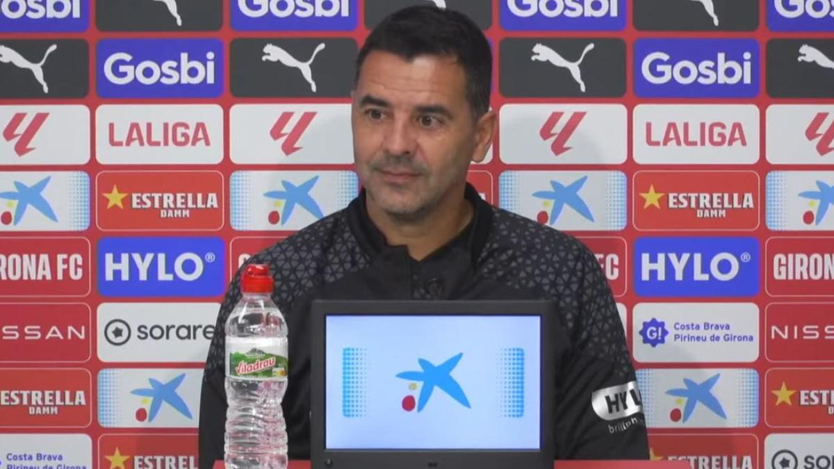 Míchel González, entrenador del Girona FC