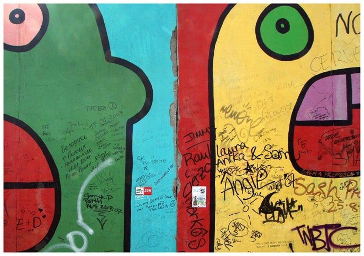 Pintadas en el Muro de Berlín