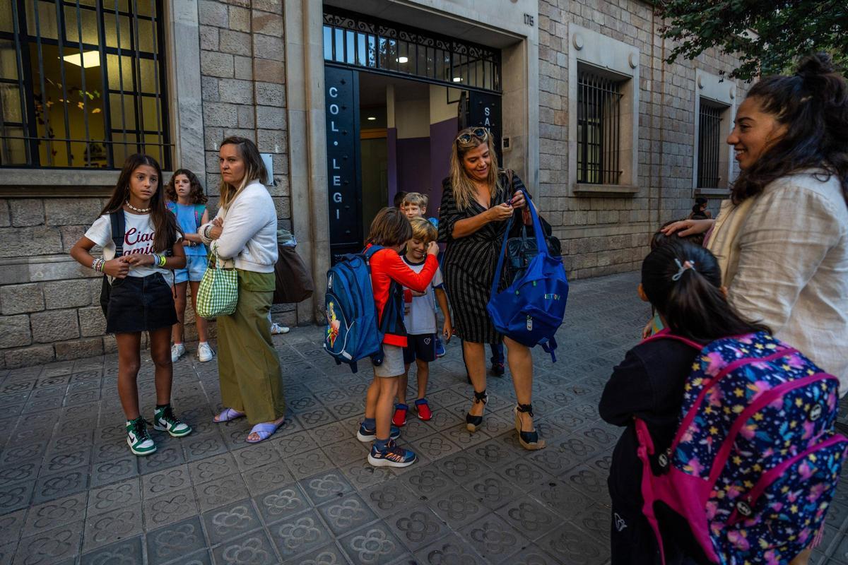 Vuelta al cole en la Escola Pia Sant Miquel de Barcelona