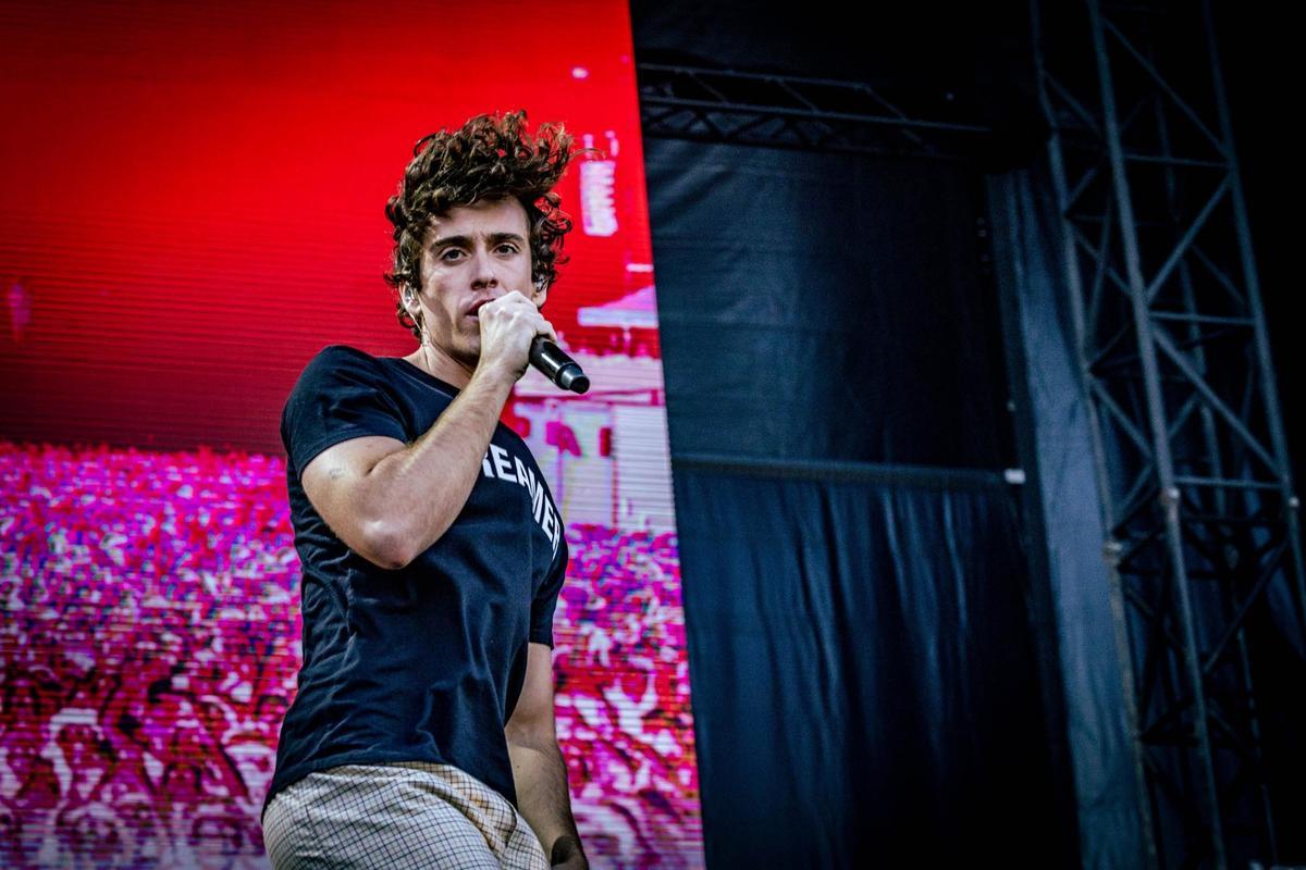 Guitarricadelafuente durante su actuación en la jornada inaugural del Primavera Sound.