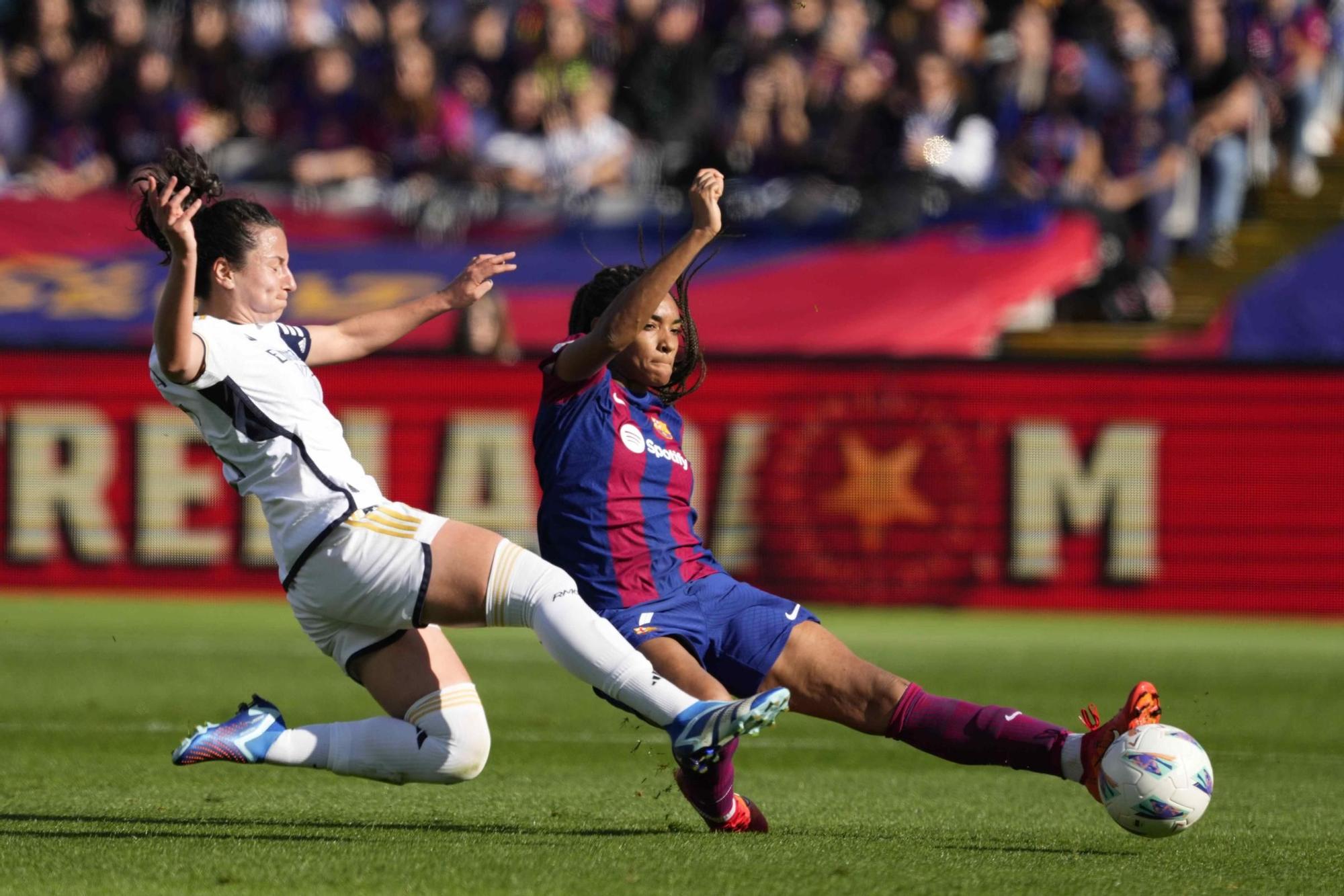 Les imatges del Barcelona - Reial Madrid de la lliga femenina