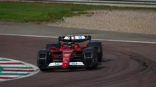 Ferrari ya rueda en Fiorano con una singular imagen