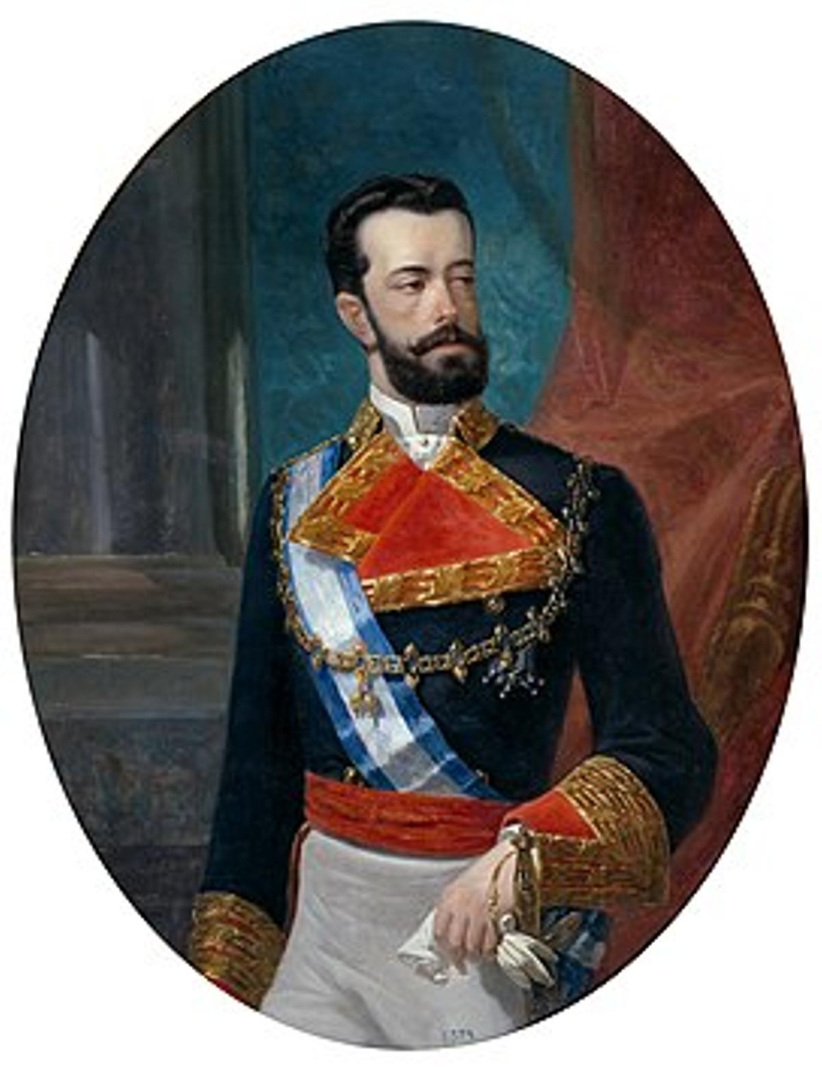 Amadeo I de Saboya, rey electo de España.