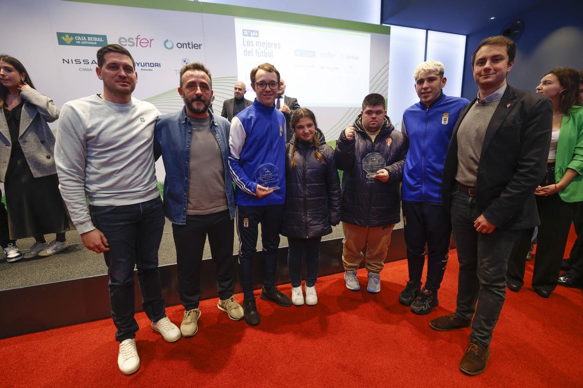 Oviedo . club de LA NUEVA ESPAÑA. Gala del fútbol asturiano