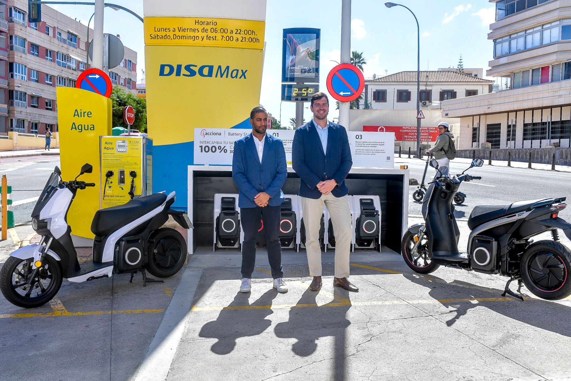 Primera estación de intercambio de baterías para vehículos Silence en Canarias
