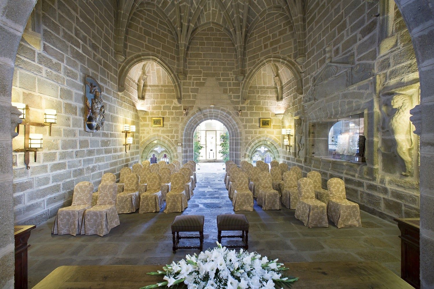 Sala Capitular del parador de Plasencia.
