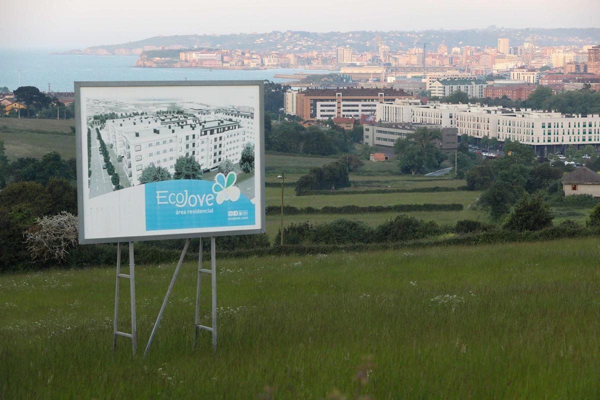 Un cartel que anunciaba la promoción de Ecojove.