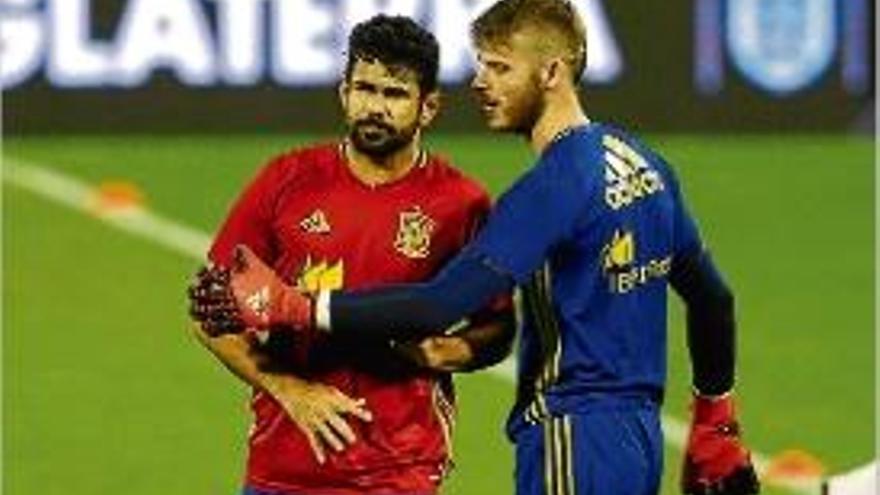 Diego Costa serà titular aquest vespre a Alacant contra Anglaterra.