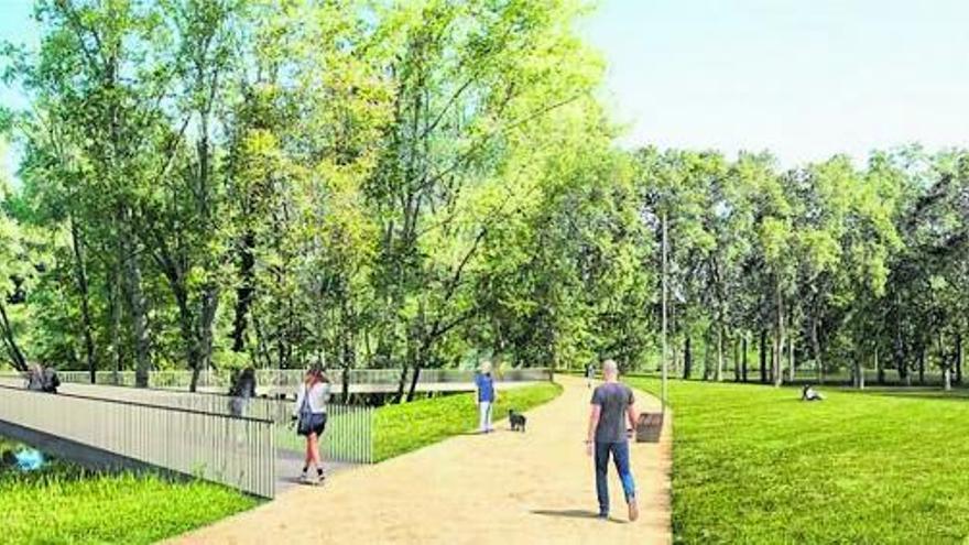 El futuro Parc de ses Vies unirá la plaza España con el Torrent Gros
