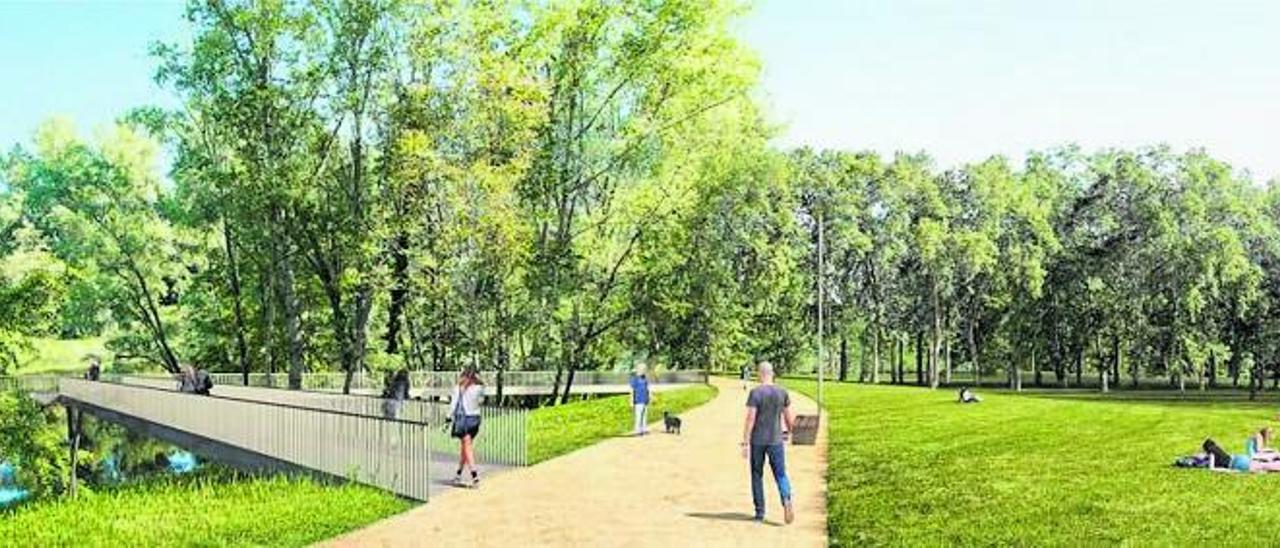 Cort se ha inspirado en la Devesa de Girona para el proyectar el Parc de ses Vies. | AYUNTAMIENTO DE PALMA