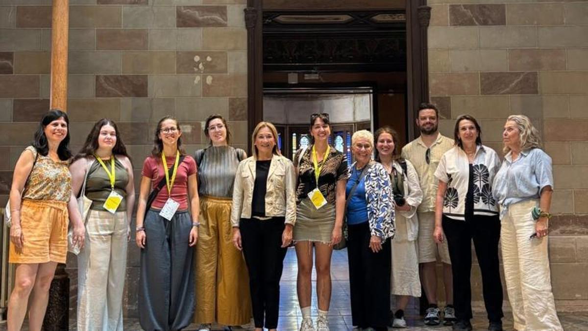 Puig-reig rep una delegació del Congrés Mundial d’Arquitectura en una visita a la colònia de Cal Pons