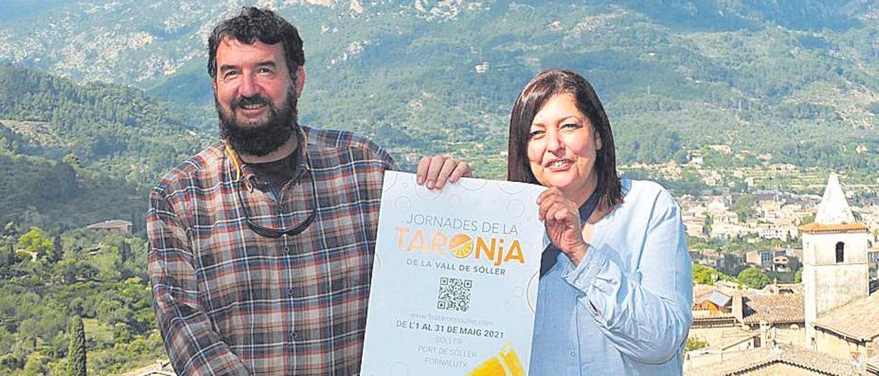 Aguiló presentó la Fira de la Taronja 2021 en Biniaraix.