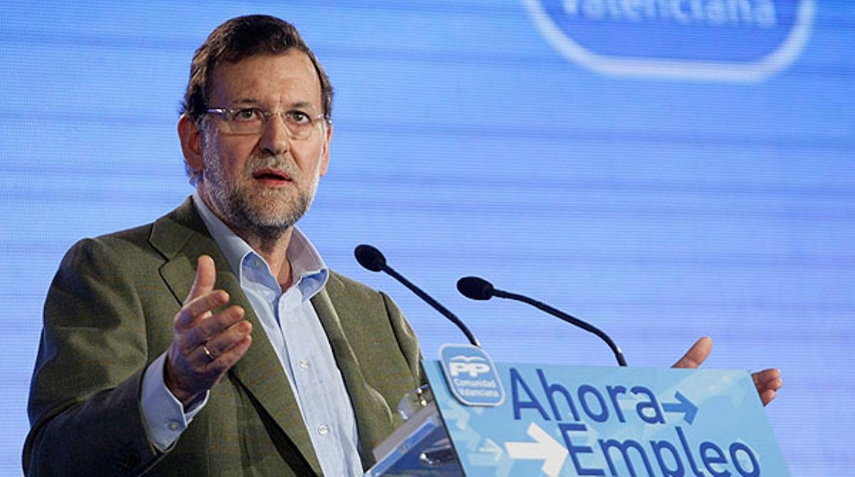 Rajoy atribueix la pujada de l’IVA a la inoperància de Zapatero.