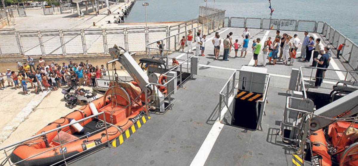 La base naval de Portopí al descubierto