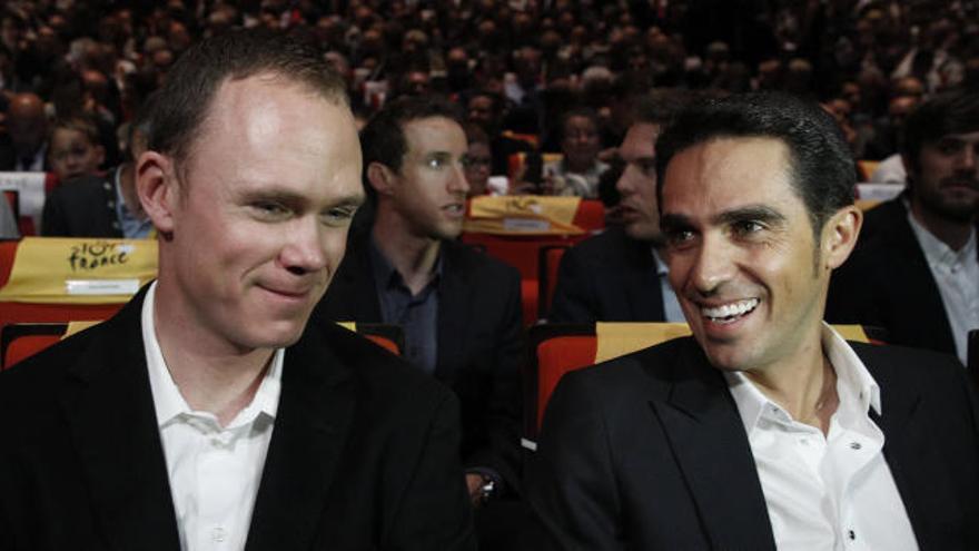 Alberto Contador y Chris Froome