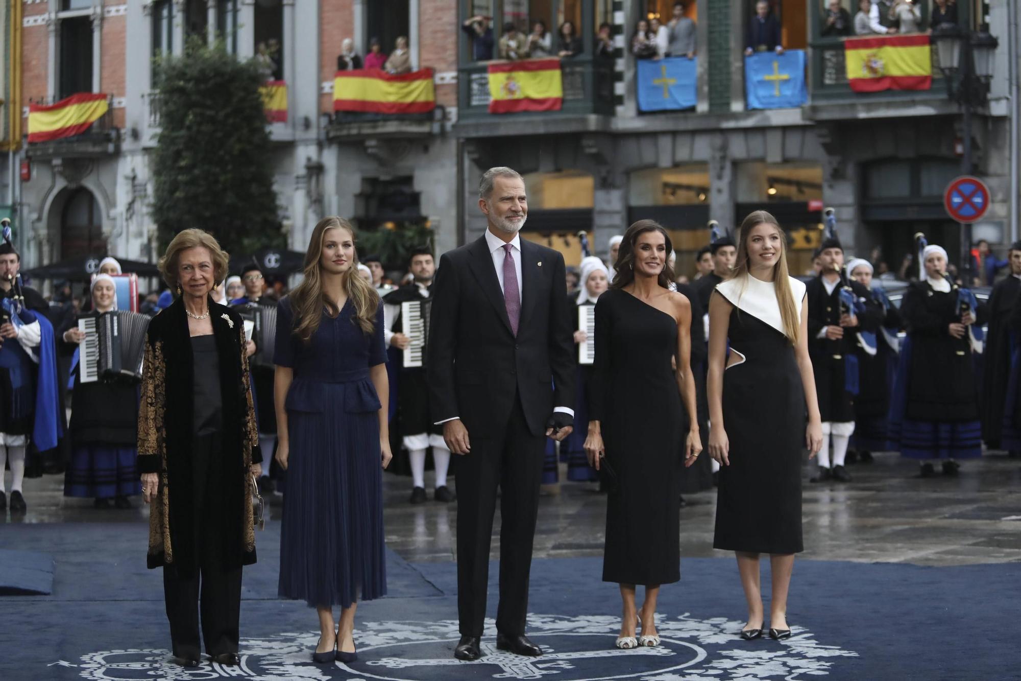 EN IMÁGENES: Así fue la alfombra azul de los Premios Princesa de Asturias 2023