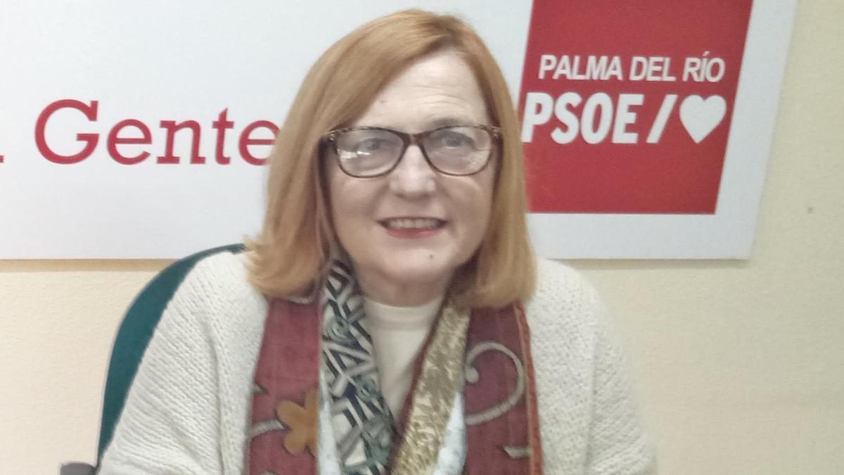 Esperanza Caro de la Barrera, secretaria general del PSOE de Palma del Río.