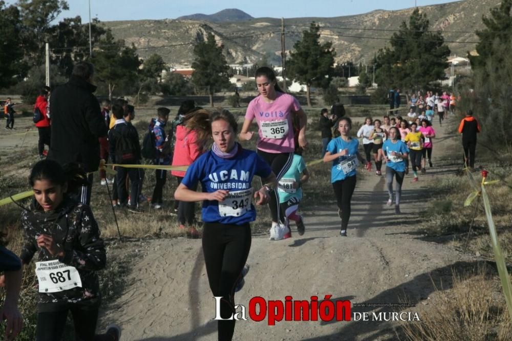 Final regional de campo a través infantil