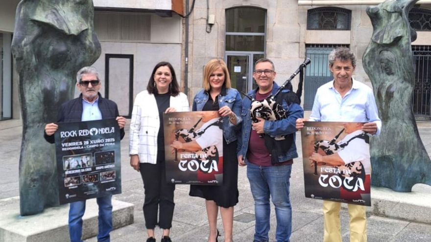 Presentación das festas presidida pola alcaldesa, Digna Ribas, e a concelleira de Cultura, Rita Pérez | //D.P.
