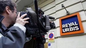 Fachada de la sede de Reyal Urbis en Madrid.