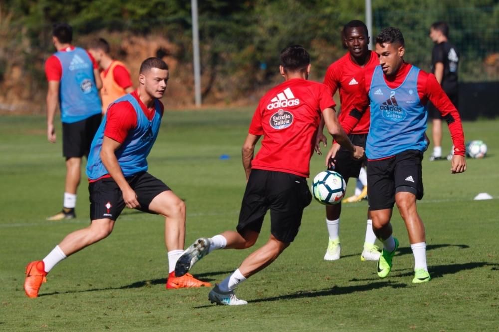 Jonny se incorpora a los entrenamientos del Celta