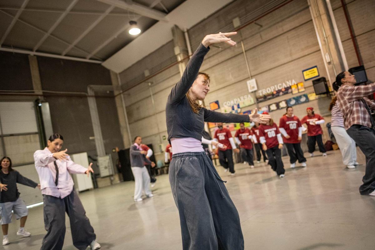 Grupo de danza urbana de mayores