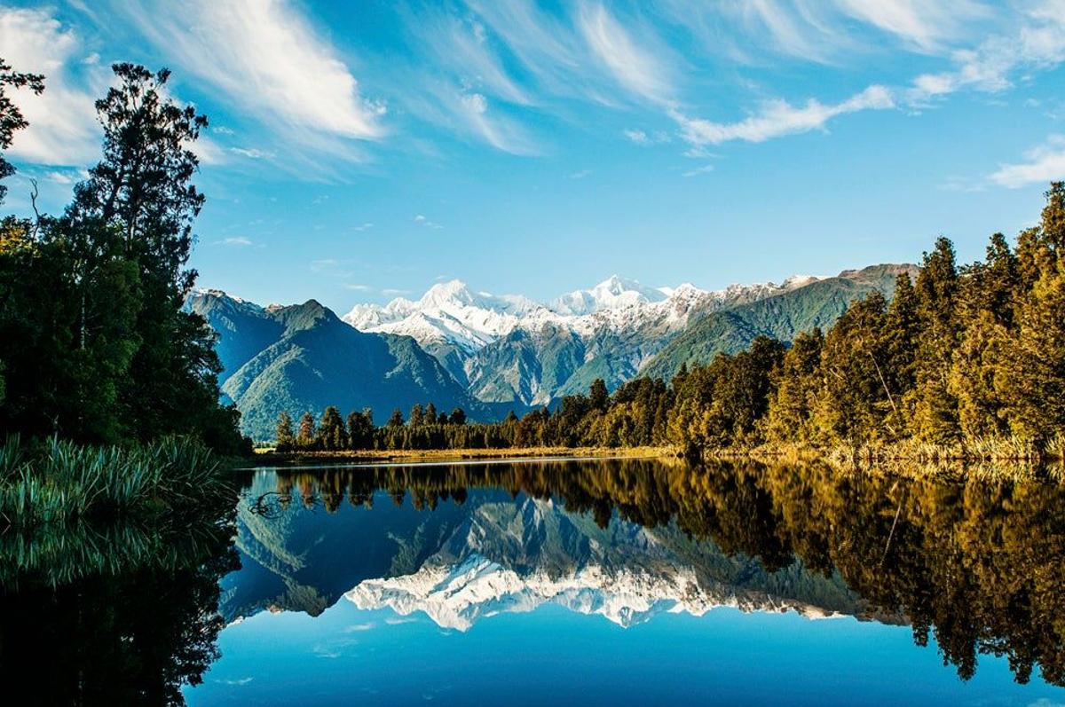 Lago en Nueva Zelanda