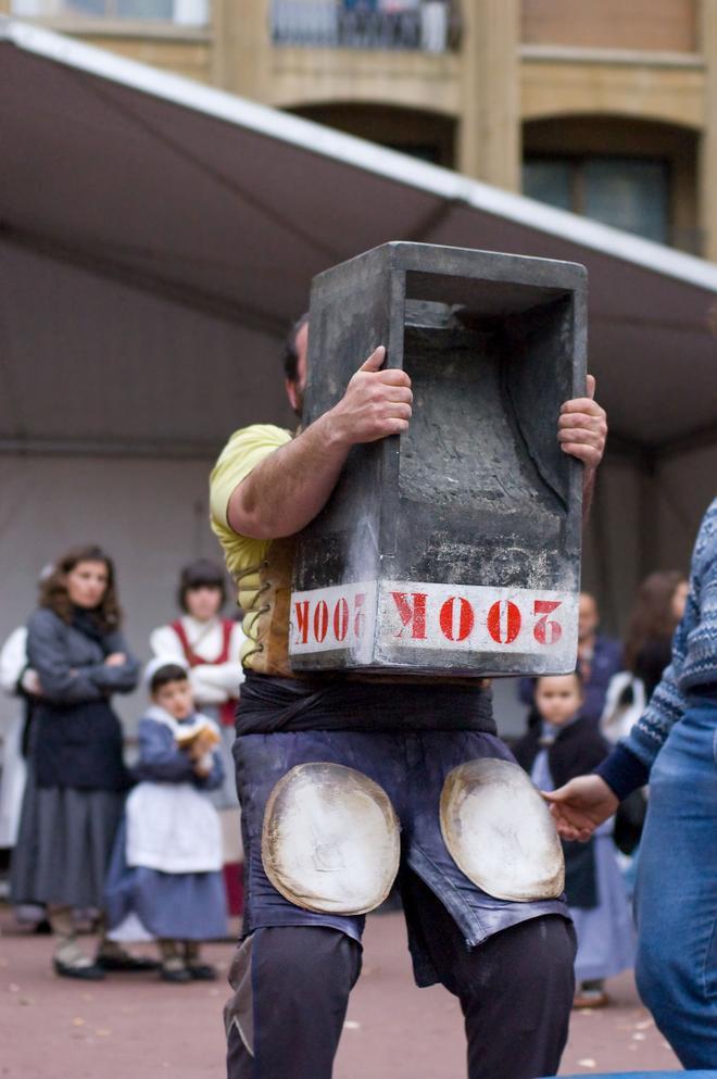 Levantamiento de piedra