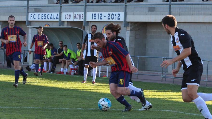 Pol va anotar el gol de l&#039;Escala davant el Palafrugell