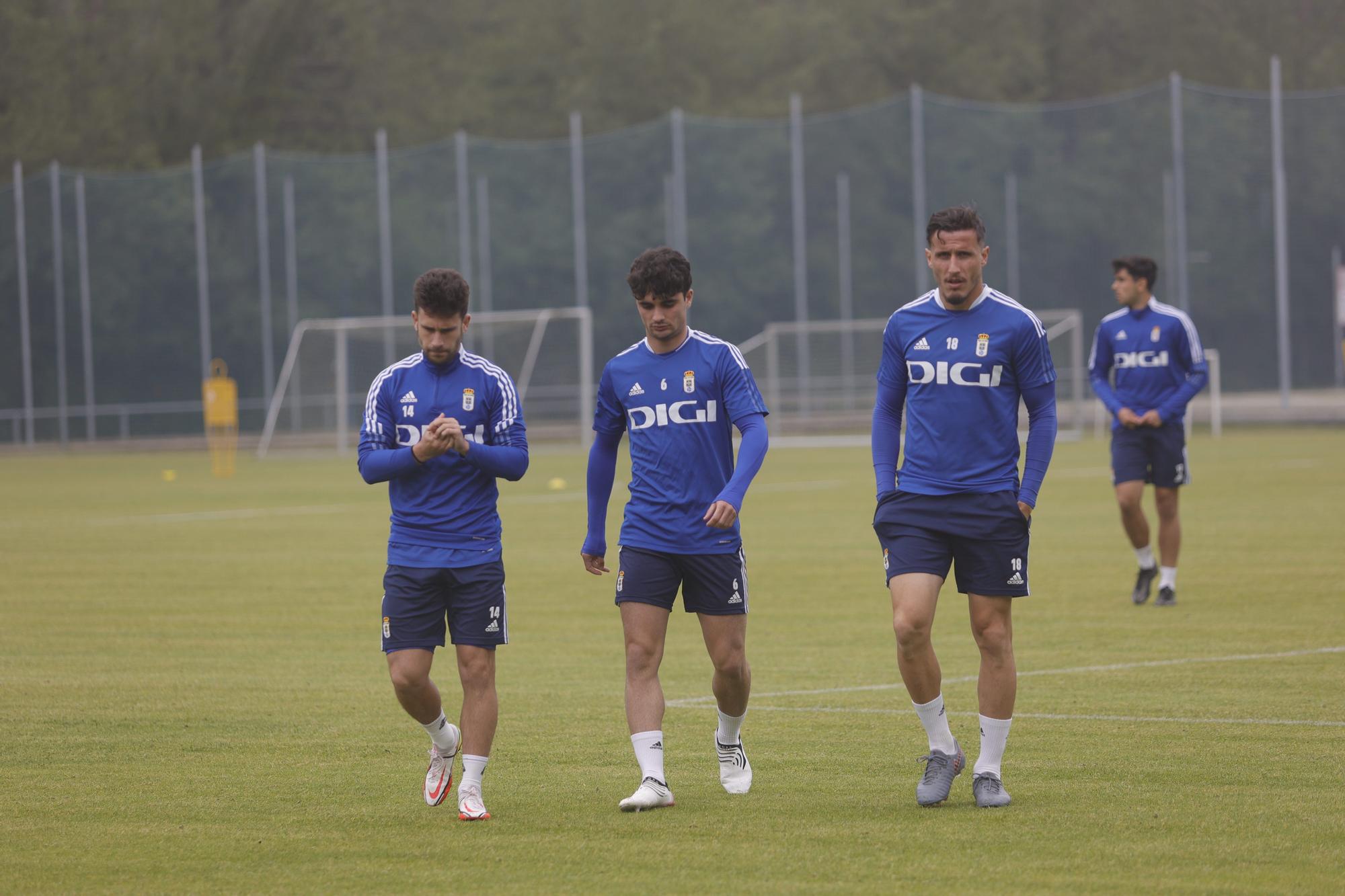 Las imágenes del entrenamiento del Oviedo