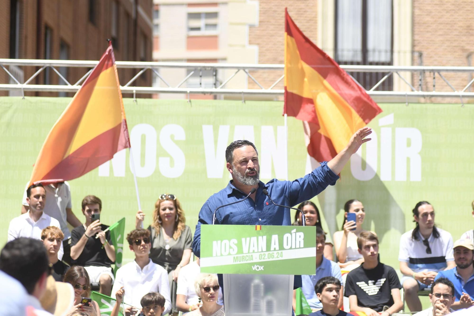 Acto de Santiago Abascal y Jorge Buxadé en Murcia