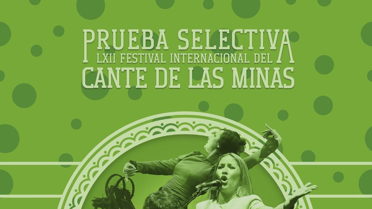 Cartel de la prueba selectiva del Festival Internacional del Cante de la Minas