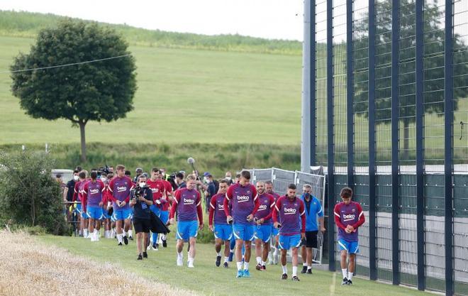 Las mejores imágenes del primer día del Barça en su stage en Alemania