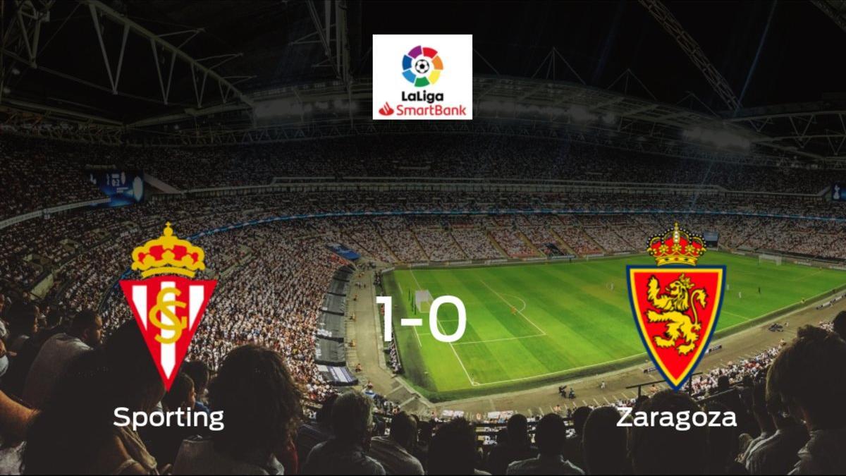 El Real Sporting aprovecha la segunda parte para ganar al Real Zaragoza (1-0)