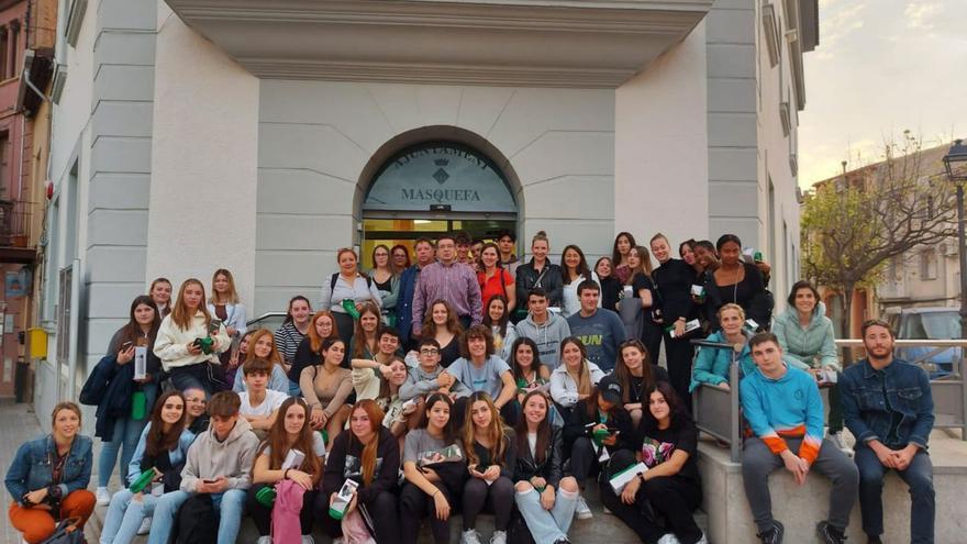 L’Ajuntament de Masquefa rep la visita d’alumnes italians, francesos i alemanys