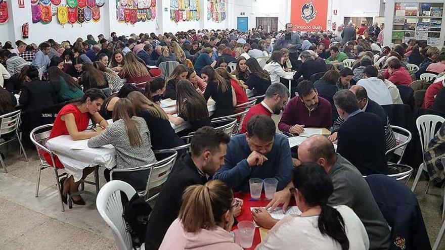 Aspecto del casal de Gayano Lluch durante el concurso