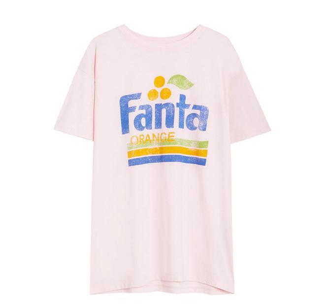 Silueta de la camiseta de Fanta de Pull&amp;Bear