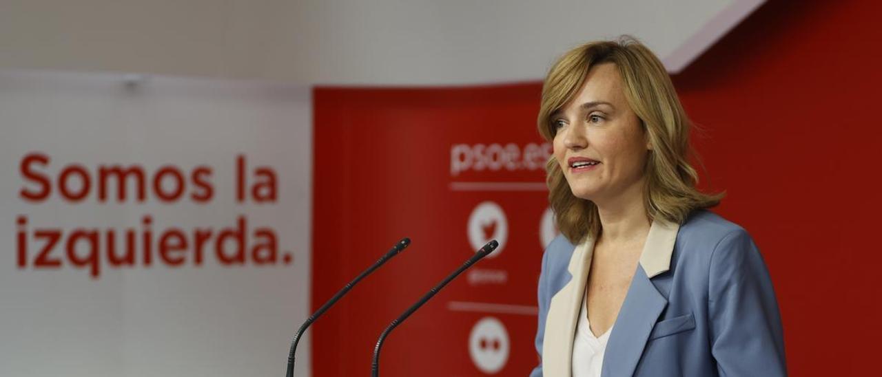 La ministra de Educación, Pilar Alegría.