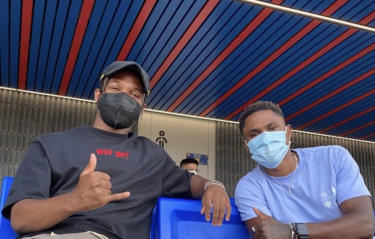 Esta es la fotografía que colgó Ansu Fati en sus redes sociales