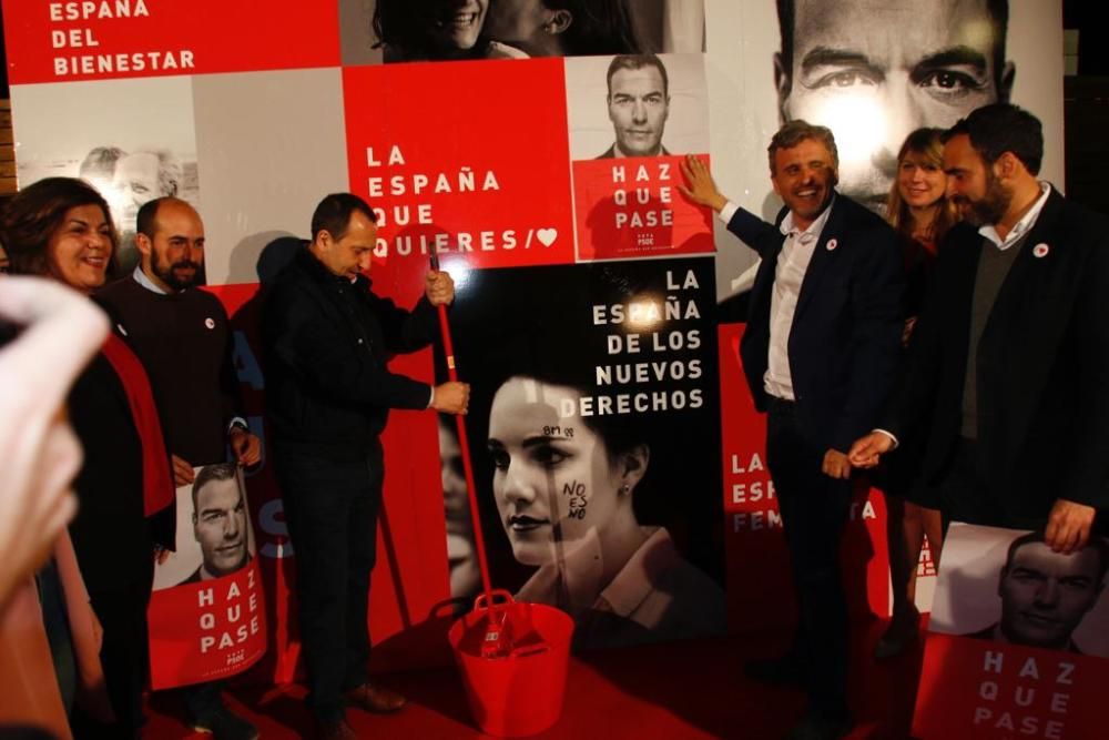 Acto del PSOE en el Muelle Uno