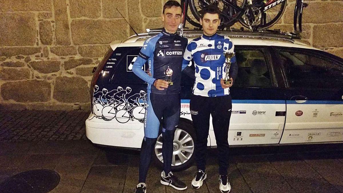 Ismael Rodríguez y Martín Rey forman parte del equipo gallego de ciclismo.