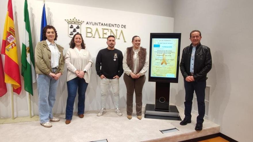 Baena presenta las actividades por el Día del Cáncer Infantil: marcha solidaria y venta de chapas